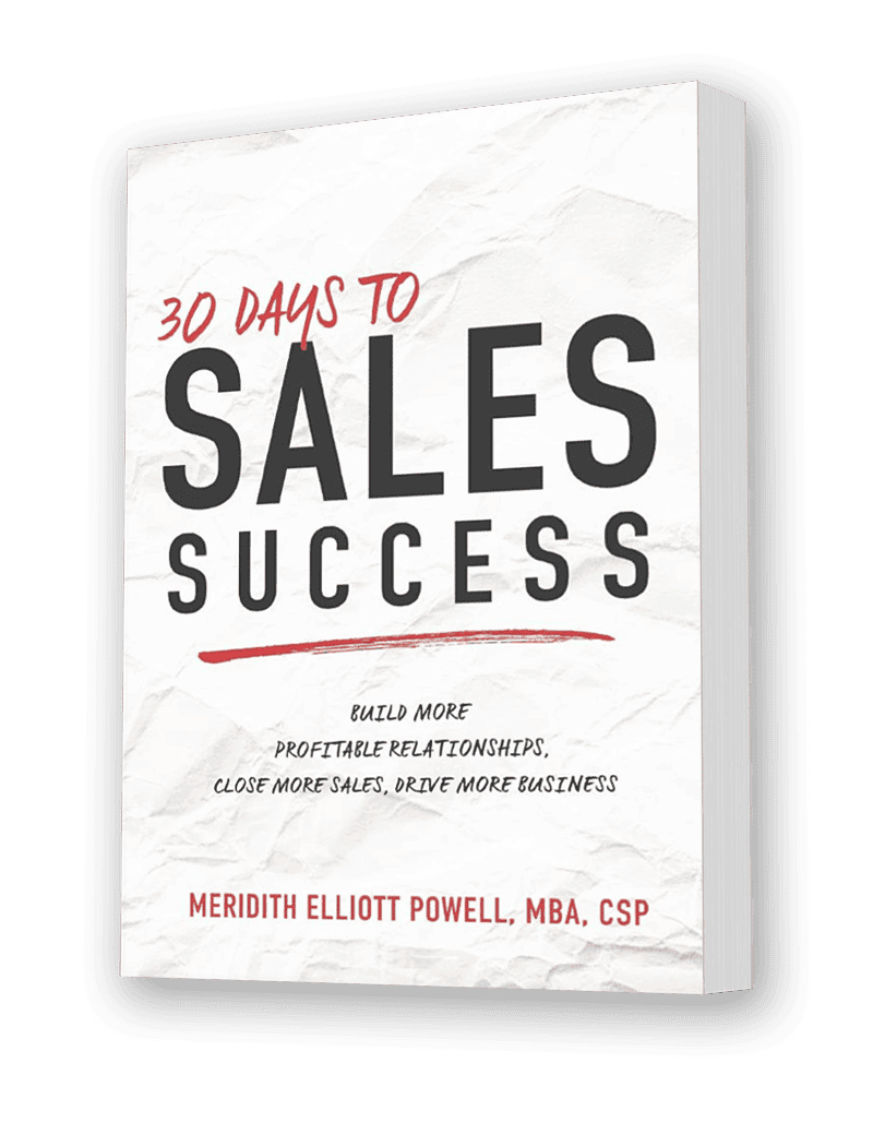 30 Days to Sales Success - Sales and Leadership Books by Sales Expert Meridith Elliott Powell